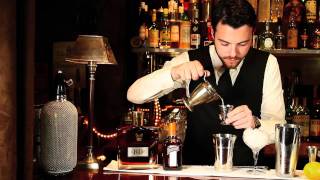 Richard Delisle Cognac cocktails by Marc Bonneton LAntiquaire Bar [upl. by Bridgid]