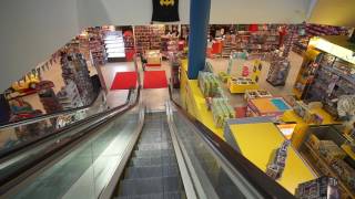 Sweden Stockholm Solna Centrum 4X escalator KONE elevator ride [upl. by Plato]