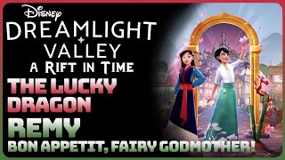 Dreamlight Valley  The Lucky Dragon Bon Appetit Fairy Godmother Remys Daily Quest [upl. by Namlas804]