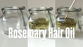 DIY Rosemary Hair Growth Oil [upl. by Borman]