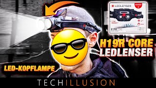 🔥SHORT DIE BESTE STIRNLAMPE der Welt🧐  Ledlenser Kopflampe H19R Core mit Rotlicht Review amp Test [upl. by Ahsauqram503]