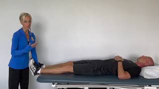 Hip extension manual muscle testing in supine [upl. by Florin525]