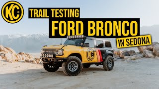 Ford Bronco on 37s tackles Sedona OffRoad  KC Trail Tested [upl. by Guinevere]