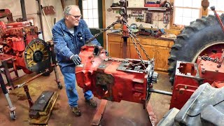 Gutting the Transmission and Removing the Torque Amplifier  Farmall 856 Restoration Episode 5 [upl. by Enilesor]