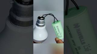 LED Bulb and FAN Capacitor Idea ledbulb fancapacitor circuit shorts viral creativeRD how [upl. by Emlyn]