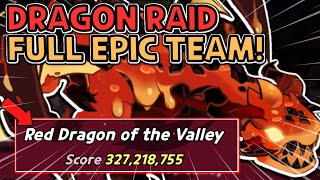 BEST FULL EPIC Great Dragon Raid Team 300 Million DMG  Cookie Run Kingdom [upl. by Watanabe]