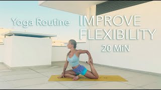 20 MiN  Daily Yoga Routine  Full body stretching  Improve your flexibility with Żaneta Jerzman [upl. by Saihttam735]