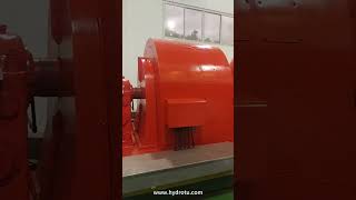 Francis Hydro Generator Turbine Unit commissioning running [upl. by Idnak70]