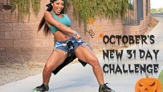 NEW OCTOBER 31 DAY FITDANCE CHALLENGE with Keaira LaShae [upl. by Eeliak]