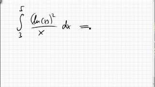 24B4 Integration durch Substitution Fingerübung [upl. by Teodoor909]