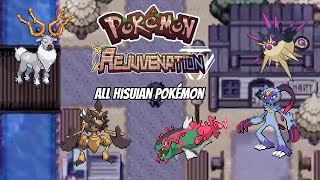 Where to get all Hisuian Pokémon in Pokémon Rejuvenation 135 [upl. by Rexfourd]