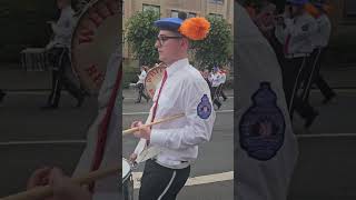 Orange walk from Govan to Glasgow 🇬🇧 GPBFB  POGFB  WHITEROCK FLUTE BAND 🇬🇧 [upl. by Nyrak]