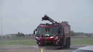 Aviodrome FlyIn Rescue Heroes Rosenbauer PANTHER 6x6 S Demonstration [upl. by Munt]