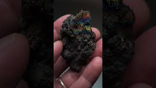 Natural Rainbow Iridescence on Hematite and Goethite from Graves Mountain Georgia USA aka Turgite [upl. by Buddie]