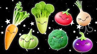 Dreamy Veggie Serenade 🥕 Relaxing Lullabies with Dancing Veggies for a Peaceful Nights Sleep 🌛 [upl. by Enej364]