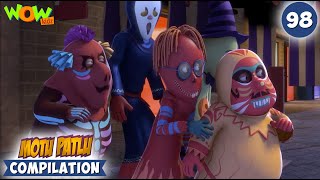 Halloween Day  Motu Patlu Season 13  Compilation 98  Motu Patlu New  Cartoons For Kids spot [upl. by Areval]