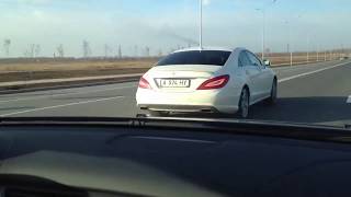 Mercedes CLS 63 AMG vs Mercedes CLS 500 W218 ppperformance [upl. by Munford]