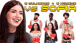 5 MULHERES  5 HOMENS vs SOFIA SANTINO ft DOARDA E CICLOPIN [upl. by Benedikta]