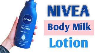 Nivea Nourishing Lotion Body Milkfor very dry skin with almond oil review [upl. by Ettenowtna]