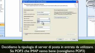 Omniaweb  Configurazione del client di posta elettronica Outlook 2007 [upl. by Asina]