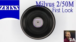 Zeiss Milvus 250M 50mm F2 Macro  First Look  Dustin Abbott [upl. by Ravaj819]