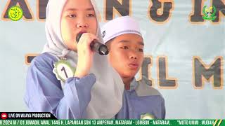 6 NYANYIAN LAGU AYAH IBU ACARA KHATAMAN QURAN METODE UMMI  TPQ KHADIJAH AL QUBRA 2024 [upl. by Eelynnhoj]