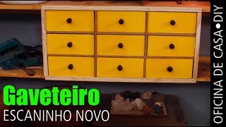 Novo gaveteiro para Oficina DIY oficinadecasa [upl. by Budd962]