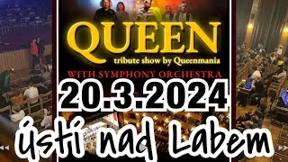 Ústí nL🎤QUEEN 🎸Symphonic tribute show🎺atmosféra 🎻 2032024 [upl. by Soble]