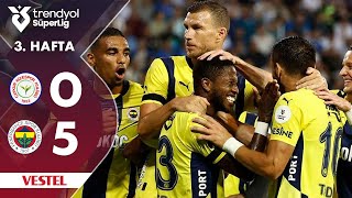 Vestel  Çaykur Rizespor 05 Fenerbahçe  HighlightsÖzet  Trendyol Süper Lig  202425 [upl. by Vasti]