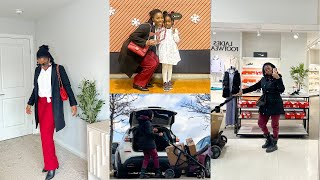 vlog How I showed up at my kids school Christmas gifts shopping and last minute winter essentials [upl. by Aisats697]