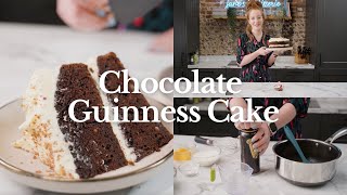 Chocolate Guinness Cake Recipe  Jane’s Patisserie [upl. by Gratianna]