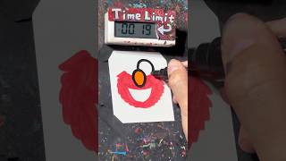 【ASMR】Drawing ELMO in 40 Sec [upl. by Rosalind]