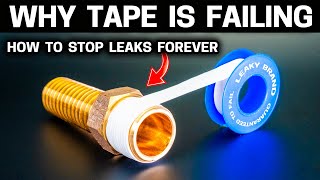 92 of Homeowners Use Teflon Pipe Tape Wrong  Heres Why it Leaks [upl. by High]