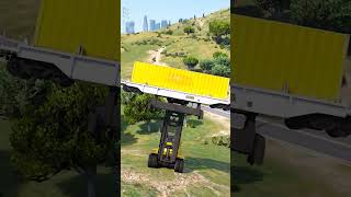 MICHAEL BLAST TRAIN BY RPG AND GET POWERFUL MAHINDRA THAR gta5 shorts viralshorts [upl. by Ardnahcal]