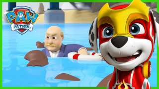 Mighty Pups save Adventure Bay from Harold Humdinger  PAW Patrol  Cartoons for Kids Compilation [upl. by Ebag]