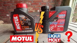 MOTUL VS LIQUIMOLY😍  Kon sa Engineoil Best h Apki bike k liye🤔 [upl. by Natalia319]