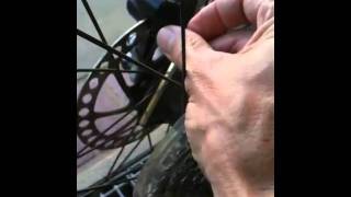 How to adjust Hayes sole disc brake [upl. by Samal506]