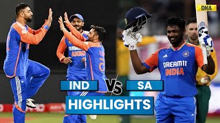 IND Vs SA Highlights Sanju Samson Shines India Beats South Africa By 61 Runs In 1st T20 I Cricket [upl. by Haral]