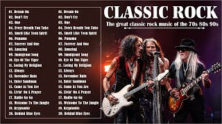 Classic Rock Of 70s 80s 90s  List of classic rock songs [upl. by Maritsa732]