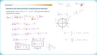 Math 3200  Ch6 Sec64  Solving Trigonometric Equations Using Identities Part III [upl. by Kiah900]