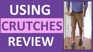 How to Use Crutches  2 3 4Point Gait SwingToThrough Stairs Nursing NCLEX [upl. by Nelehyram128]