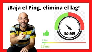 Cómo mejorar el Ping bajar la Latencia y eliminar el Lag Acelera el internet en los juegos [upl. by Grussing514]