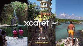 Xcaret Sale l Xplor Park l Adventure in Riviera Maya [upl. by Ssidnac107]