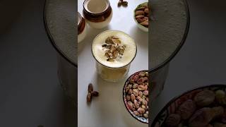 EASY LASSI RECIPE Pistachio amp saffron lassi 😍 [upl. by Eserahs]