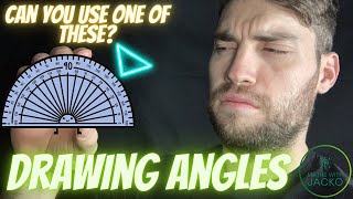 How To Draw Angles Lesson  Made Easy [upl. by Rehpatsirhc]