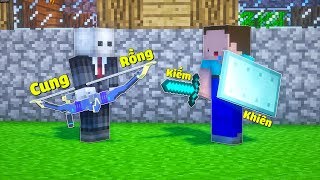 CHẾ TẠO THÀNH CÔNG CUNG RỒNG KIM CƯƠNG SIÊU VIP TRONG MINECRAFT  Thử Thách SlenderMan [upl. by Anura]