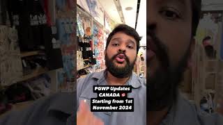 New Updates for Post Graduation Work Permit CANADA 🇨🇦 shorts ytshorts canada [upl. by Neelie]