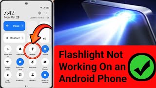 How To Fix Flashlight Not Working On an Android Phone  Flashlight Camera In Use Problem [upl. by Sucramrej]