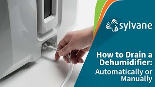 How to Drain a Dehumidifier Automatically  Sylvane [upl. by Apthorp]