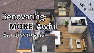 Renovating MORE Awful Apartment Buildings in The Sims 4  Pinecrest Apartments [upl. by Tesil]